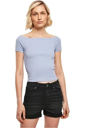 Urban classics Ladies Off Shoulder Rib Tee Koszulka Kobiety , , 3XL