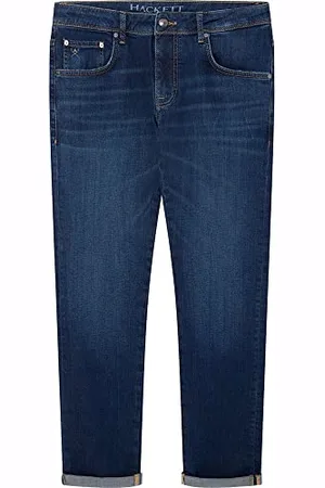 Hackett Hackett limited Męskie spodnie Vintage Wash Denim S Casual Pants, , 37W-Regularny