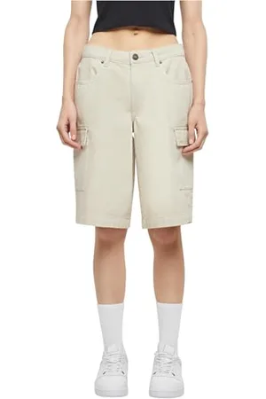 Urban classics Damskie szorty damskie Cotton Cargo Bermudy softseagrass 27, , 27