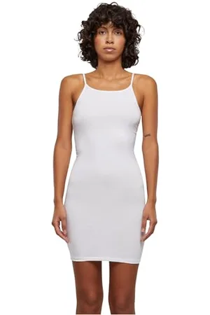 Urban classics Damska sukienka ze stretchu, z dżerseju, slim, , 4XL
