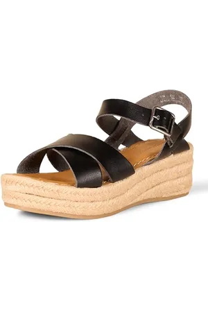 Amazon Damskie płaskie sandały Espadryle, , 13 US