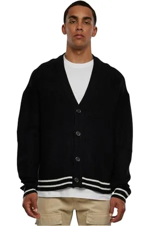 Urban classics Męski kardigan Sporty Boxy Sweater, , S, , S