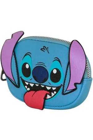Disney Lilo and Stitch Tongue-Pill portmonetka na monety, niebieska, 12,5 x 9 cm, , Jeden rozmiar, Torebka na monety