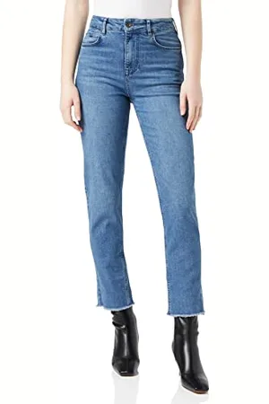 Ted Baker Damskie spodnie dżinsowe WMP-MORGANI-Straight Leg Mid WASH, 28 (UK)