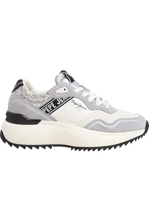 Pepe Jeans Damskie buty KIMI LAND Sneak, szare (srebrno-szare), 38 EU, , 6 UK