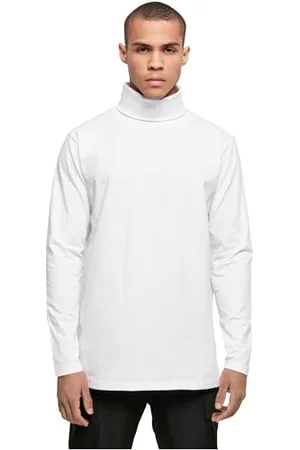 Build Your Brand Męski Turtle Neck Ls T-Shirt, , XS