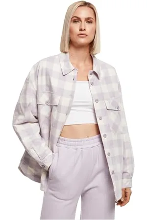 Urban classics Damska kurtka damska Ladies Flanell Padded Overshirt, , XL