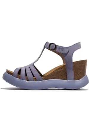 Fly London Damskie sandały GAIT959FLY, fioletowe, 44 EU, , 40 EU