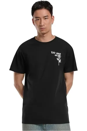 Mister Tee T-shirt męski Life Goes On Tee 5XL, czarny, 5XL
