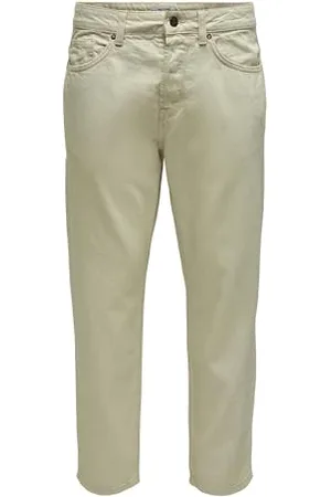 Only & Sons Męskie dżinsy ONSAVI Beam TAP RAW Cotton PK 8659 CS Jeans, ecru, 29/34
