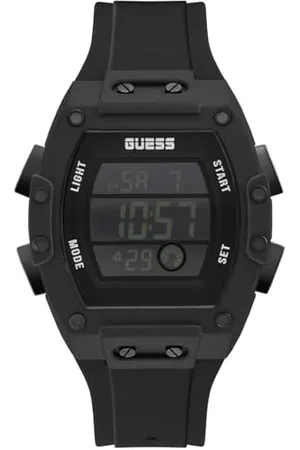 Guess Cyfrowy zegarek Tonneau 43 mm, , pasek