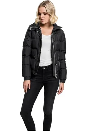 Urban classics Damska kurtka puchowa z kapturem, , XS