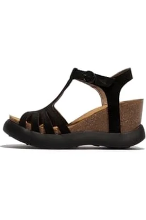 Fly London Sandały damskie GAIT959FLY, czarne, 38 EU, , 5 UK