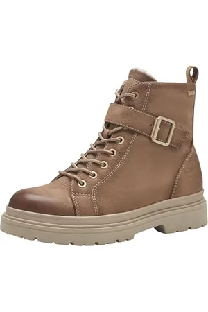Tamaris Comfort damskie buty z podszewką Tex i Extra Grip, modne kozaki, Camel, 39 EU, , 39 EU