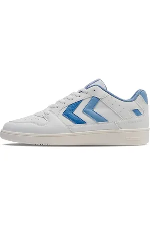 Hummel Damskie buty sportowe ST. Power Play WMNS LZD Sneakers, Bright White/Cerulean, 38 EU, , 38 EU