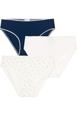 Petit Bateau Majtki dziewczęce (3 sztuki), , 4 lat