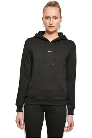 miss tee Damska bluza z kapturem Girl Gang Hoody, luźna bluza z kapturem z nadrukiem na plecach, regularny krój, rozmiary XS - 5XL, , M