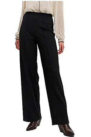 VERO MODA Spodnie damskie High Waist M32Black