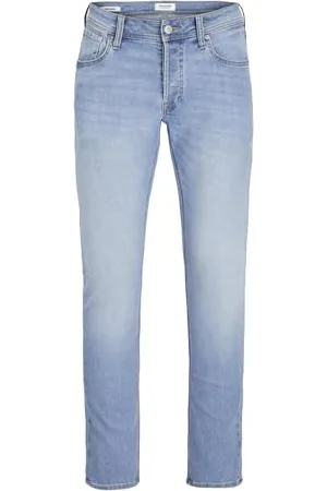 JACK & JONES Męskie dżinsy zwężane w rozmiarze plus size JJJORIGINAL SQ 330 PLS zwężane dżinsy, , 44W / 30L