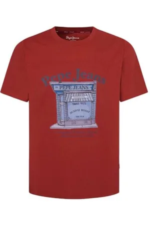 Pepe Jeans Męska koszulka Aggo, czerwona, XS, , XS
