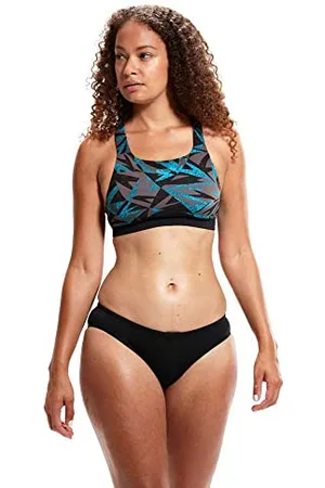 Speedo HyperBoom damski 2 sztuki, czarny/bolt/dove Grey, 30 (UK 8), , 152