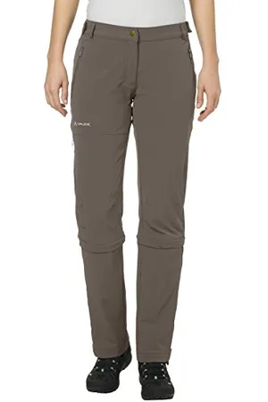 Vaude Damskie spodnie Farley Stretch Capri T-Zip II, , 46-Kr�tki