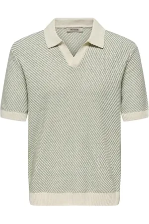 Only & Sons Onsadrian Life Reg 7 SS Resort Polo Knit, , XXL