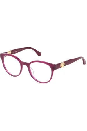 Twin-Set VTW008 Okulary Fuxia Marbled, 50 damskie, , 50