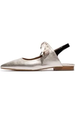 Fly London Balet damski SAUB268FLY, srebrny/czarny, 44 EU, , 9 UK