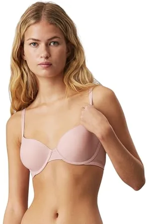 Calvin Klein Lekko wyściełana Demi Biustonosz Demi-Plunge Kobiety, , 75A