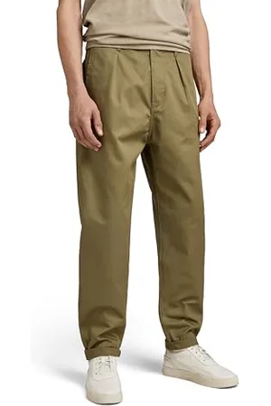 G-Star Męskie spodnie uniseks Pleated Chino Relaxed Pants, , 30W / 32L