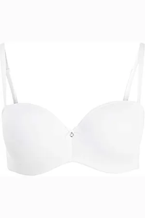Lascana Damski biustonosz Multiway, ze zdejmowanymi, normalnymi i przezroczystymi ramiączkami, bez ramiączek, (White 140), (rozmiar producenta: 90D), , 90D