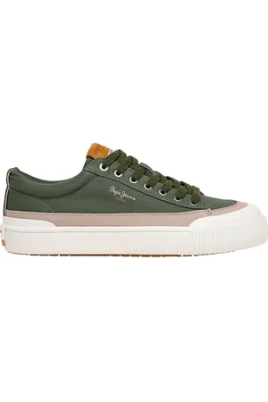 Pepe Jeans Męskie buty BEN WASH M, zielone (wojskowa zieleń), rozmiar 42, , 42 EU