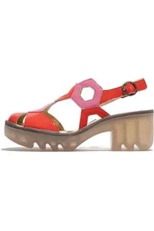 Fly London Sandały damskie TRUL582FLY Scarlet/Pink, 4 UK, , 37 EU