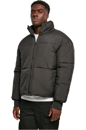 Urban classics Damska krótka kurtka puchowa, czarny, 4XL