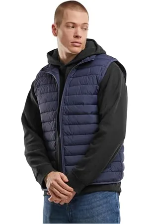 Urban classics Męska kamizelka Basic Light Weigh Vest, lekka kamizelka dla mężczyzn, stójka, regularny krój, rozmiary S-5XL, , M
