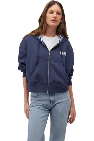 Mavi Damska bluza z pełnym zamkiem błyskawicznym, Mood Indigo, L, , L