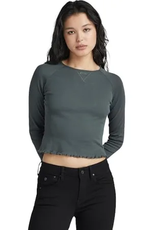 G-Star RAW Cropped Baby sis Raglan r t ls, , XL