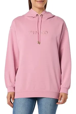 Pinko SKYPE Bluza Old Wash Logo Haftowane, , XL