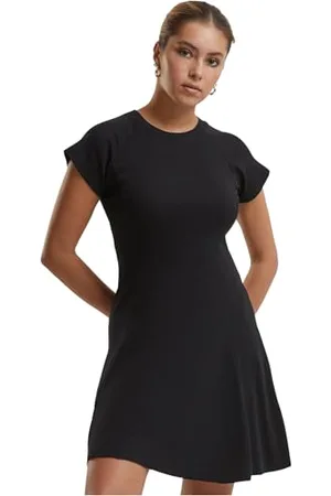 Urban classics Damska sukienka skater Rib Dress, , L