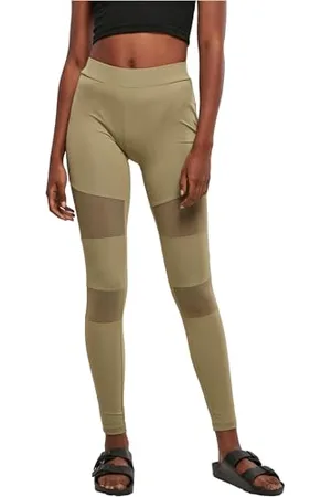 Urban classics Legginsy z siatką techniczną dla kobiet, , XS