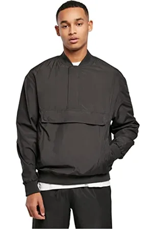 Urban classics Męska kurtka, sweter bomberka, kurtka dla mężczyzn, wiatrówka do zakładania w stylu bomberki, dostępna w 2 kolorach, rozmiary S - 5XL, , M