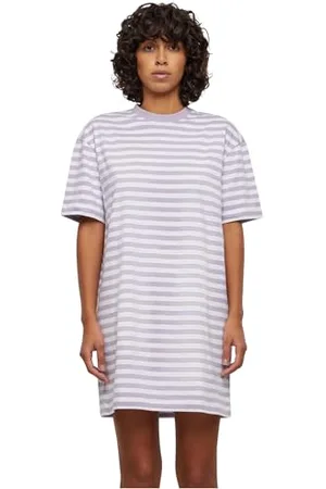 Urban classics Damska sukienka w paski oversize, , S
