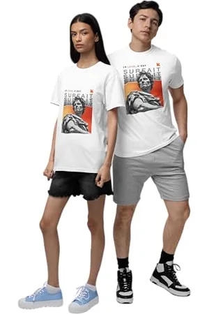 REPUBLIC OF CALIFORNIA Unisex URCTS017-L-WH Le-Love-C-est-Surext-T-Shirt- , L, , L