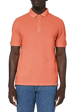 Camel Active Męska koszulka polo 4094613P09 z rękawami, Pomarańczowy (Orange Los 42), S