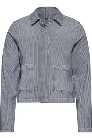 CECIL B212208 dżinsowa koszulka, Mid Blue Wash, jeden rozmiar damski, , rozmiar uniwersalny