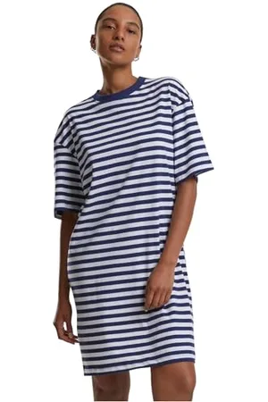 Urban classics Damska sukienka w paski oversize, , XS