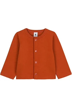 Petit Bateau Dziewczęcy prosty kardigan dziecięcy z grubego dżerseju, , 24 Miesiące