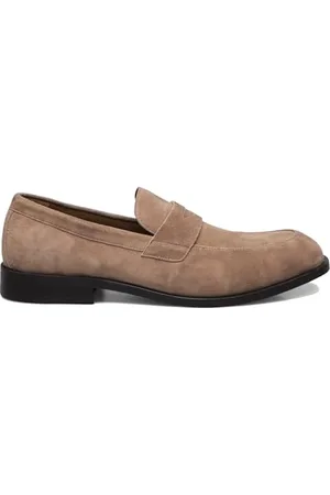 HUGO BOSS Męskie mokasyny Limber_Loaf_sd, średni beżowy, 36 UK, , 40 EU