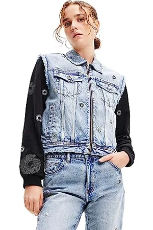 Desigual Kurtka ZENKIU, 5053 DENIM MEDIUM WASH, S, , S